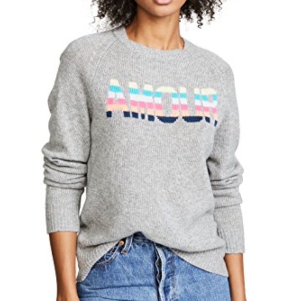 Zadig & Voltaire Amour Gray Sweater